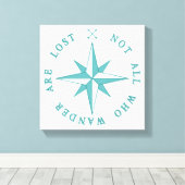 Niet iedereen die de wand kwijt is canvas afdruk (Insitu (Houten vloer))