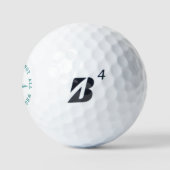 Niet iedereen die de wand kwijt is golfballen (Logo)