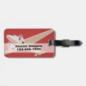 Niet iedereen die de wand kwijt is | Jet Travel Ad Bagagelabel (Achterkant horizontaal)