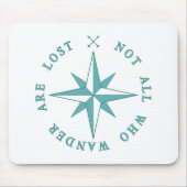 Niet iedereen die de wand kwijt is muismat (Voorkant)