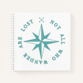 Niet iedereen die de wand kwijt is notitieboek (Voorkant)