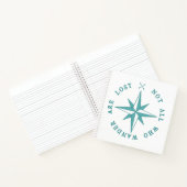 Niet iedereen die de wand kwijt is notitieboek (Binnen)