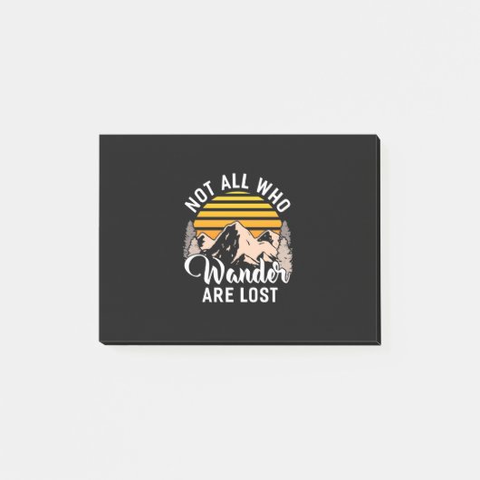 Niet iedereen die de wand kwijt is post-it® notes (Voorkant)