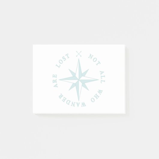 Niet iedereen die de wand kwijt is post-it® notes (Voorkant)