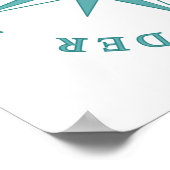 Niet iedereen die de wand kwijt is poster (Hoek)