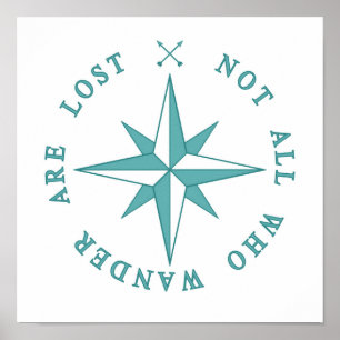 Niet iedereen die de wand kwijt is poster