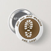 Niet iedereen die de wand kwijt is ronde button 5,7 cm (Voorkant /achterkant)