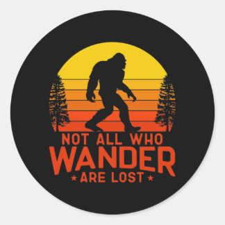 Niet iedereen die de wand kwijt is ronde sticker