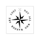 Niet iedereen die de wand kwijt is rubberstempel (Afrduk)