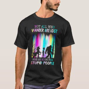 Niet iedereen die de wand kwijt is, sommigen houde t-shirt