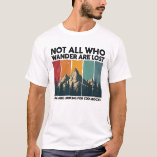 Niet iedereen die de wand kwijt is sommigen zoeken t-shirt