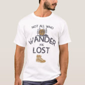 Niet iedereen die de wand kwijt is t-shirt (Voorkant)