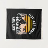 Niet iedereen die de wand kwijt is wandkleed (Voorkant (horizontaal))