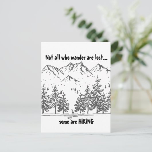 Niet iedereen die de Wander verliest alvorens Quot Briefkaart (Staand voorkant)