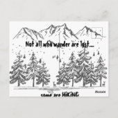 Niet iedereen die de Wander verliest alvorens Quot Briefkaart (Achterkant)