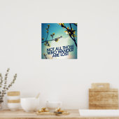 Niet iedereen die dwaalt is verloren poster (Keuken)