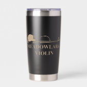 Niet iedereen die improviseert is verloren viool t geïsoleerde drinkbeker (Voorkant)