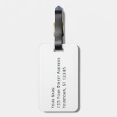 Niet iedereen die op Bagagelabel loopt (Achterkant verticaal)