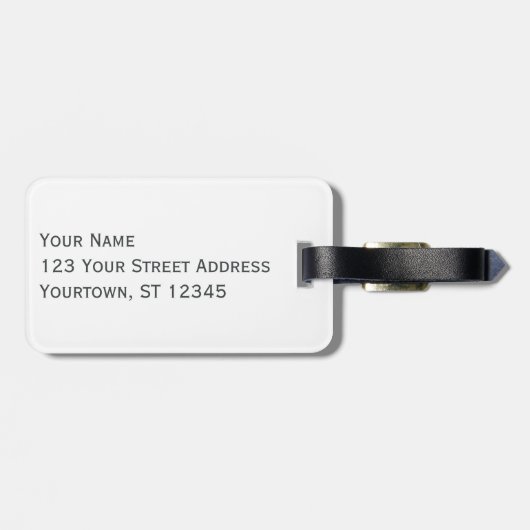 Niet iedereen die op Bagagelabel loopt (Achterkant horizontaal)