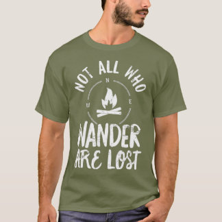 Niet iedereen die ronddwaalt zijn verloren - Wande T-shirt