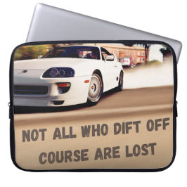 Niet iedereen die van koers raakt, is verloren laptop sleeve