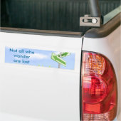 Niet iedereen die wander kwijt is bumpersticker (Op Truck)
