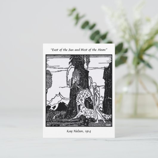 Niet iedereen die wander kwijt is, Kay Nielsen Briefkaart (Staand voorkant)