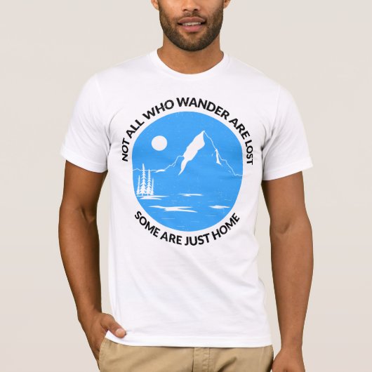 Niet iedereen die wander kwijt is t-shirt (Voorkant)