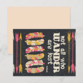 Niet iedereen die wander verliest briefkaart (Voorkant / Achterkant)