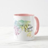 Niet iedereen die wander verliest de kaart van de mok (Voorkant rechts)