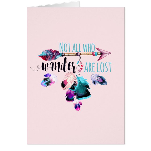 Niet iedereen die wander verliest, is de Bohemen-w (Voorkant)