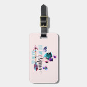 Niet iedereen die wander verliest, is de Bohemen-w Bagagelabel (Voorkant verticaal)