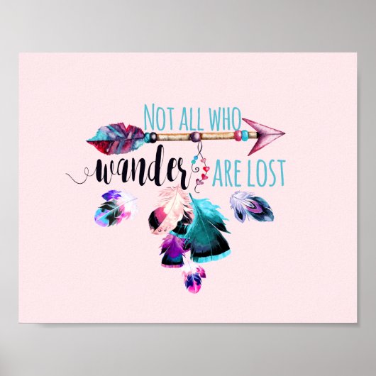 Niet iedereen die wander verliest, is de Bohemen-w Poster (Voorkant)