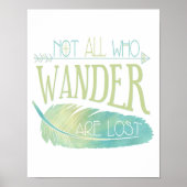 Niet iedereen die wander verliest Poster (Voorkant)