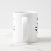 Niet iedereen die wander verliest Seashell Grote Koffiekop (Achterkant)