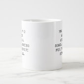 Niet iedereen die wander verliest Seashell Grote Koffiekop (Voorkant)