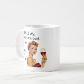 Niet iedereen die Wander zijn Lost Funny Drink Koffiemok (Voorkant links)