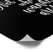 Niet iedereen die wast is de verloren drukken van poster (Hoek)