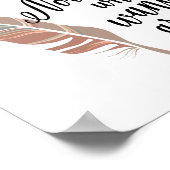 Niet iedereen die wast is de verloren drukken van  poster (Hoek)