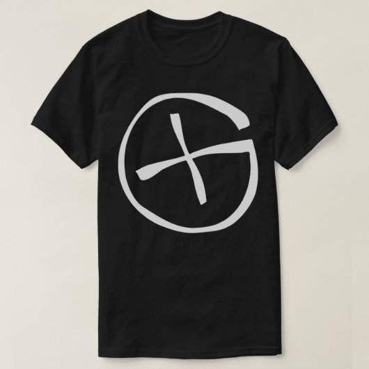 Niet iedereen die wast is verloren geoccaching GPS T-shirt (Design voorkant)