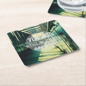 Niet iedereen die wast is verloren. kartonnen onderzetters (Schuin)