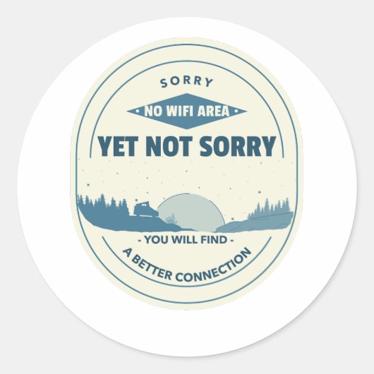 Niet iedereen die wast is verloren. ronde sticker (Voorkant)