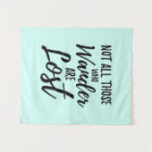 Niet iedereen die wast, is verloren wandkleed (Voorkant (horizontaal))