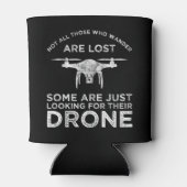 Niet iedereen die wast, verliest de drone-piloot blikjeskoeler (Achterkant)