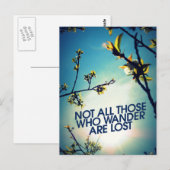 Niet iedereen die wrijft, gaat verloren briefkaart (Voorkant / Achterkant)