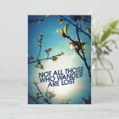 Niet iedereen die wrijft, gaat verloren kaart (Staand voorkant)