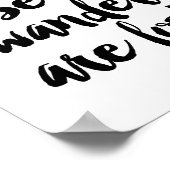 Niet iedereen die wrijft, gaat verloren poster (Hoek)