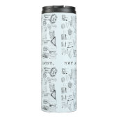 Niet iedereen die wrijft, gaat zijn paspoortstempe thermosbeker (Achterkant)