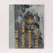 Niet iedereen die wringt, is verdwaald. legpuzzel (Verticaal)