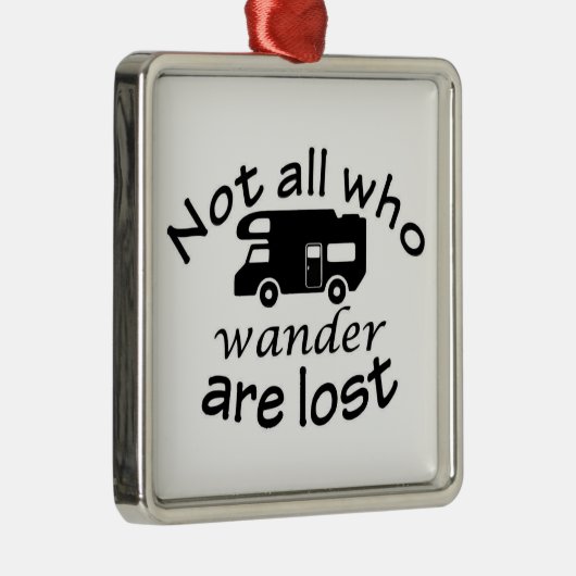 ***NIET IEDEREEN DIE ZICH AFVRAAGT*** ALTIJD LEUK  METALEN ORNAMENT (Rechts)